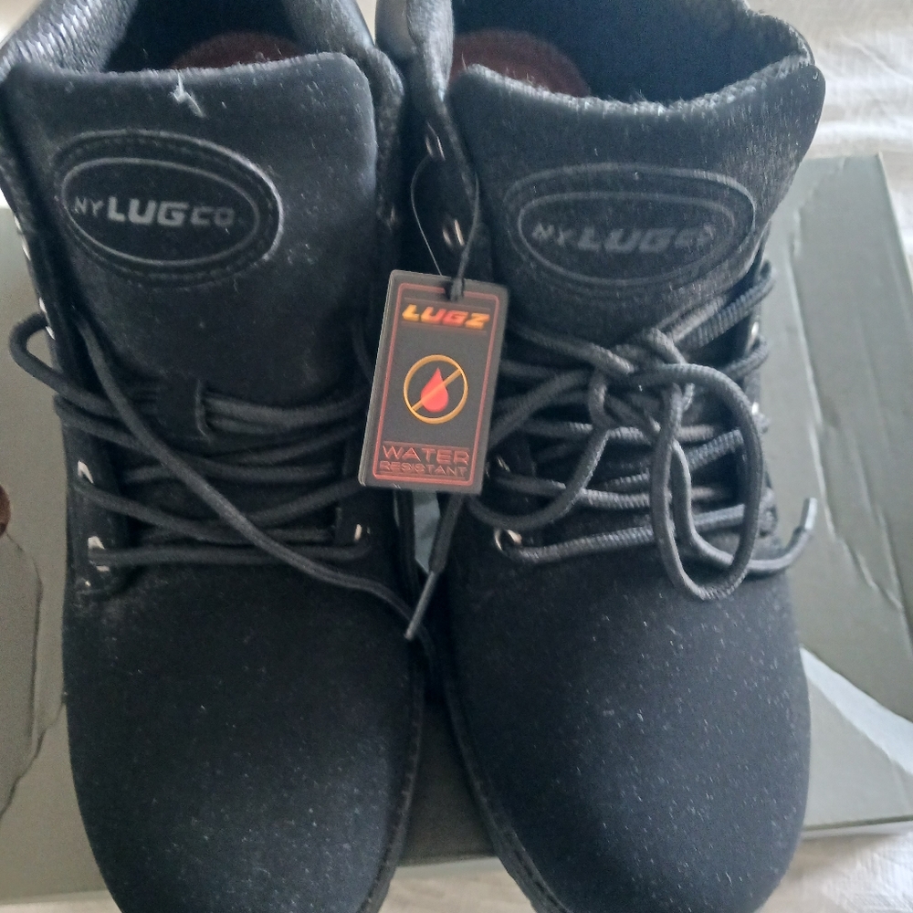 Ludz size 12 soft suede black